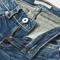 816 Fit Jeans With White "S" Back Pocket-Stetson Online