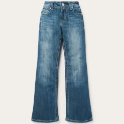 214 Trouser Fit Jean With Deco Back Pocket-Stetson Hot