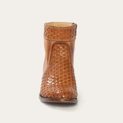 Basketweave Side Zip Ankle Boot-Stetson Best