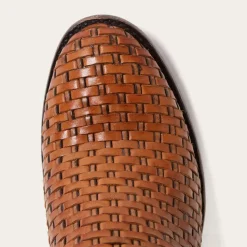 Basketweave Side Zip Ankle Boot-Stetson Best