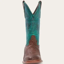 Big Horn Tobacco Alligator Cowboy Boot-Stetson Sale