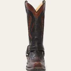 Biker Outlaw Oiled Leather Cowboy Boot-Stetson Clearance