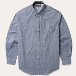 Deco Geo Print Western Shirt-Stetson Hot