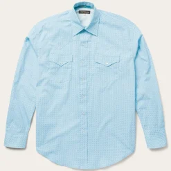 Lattice Print Western Shirt-Stetson Best