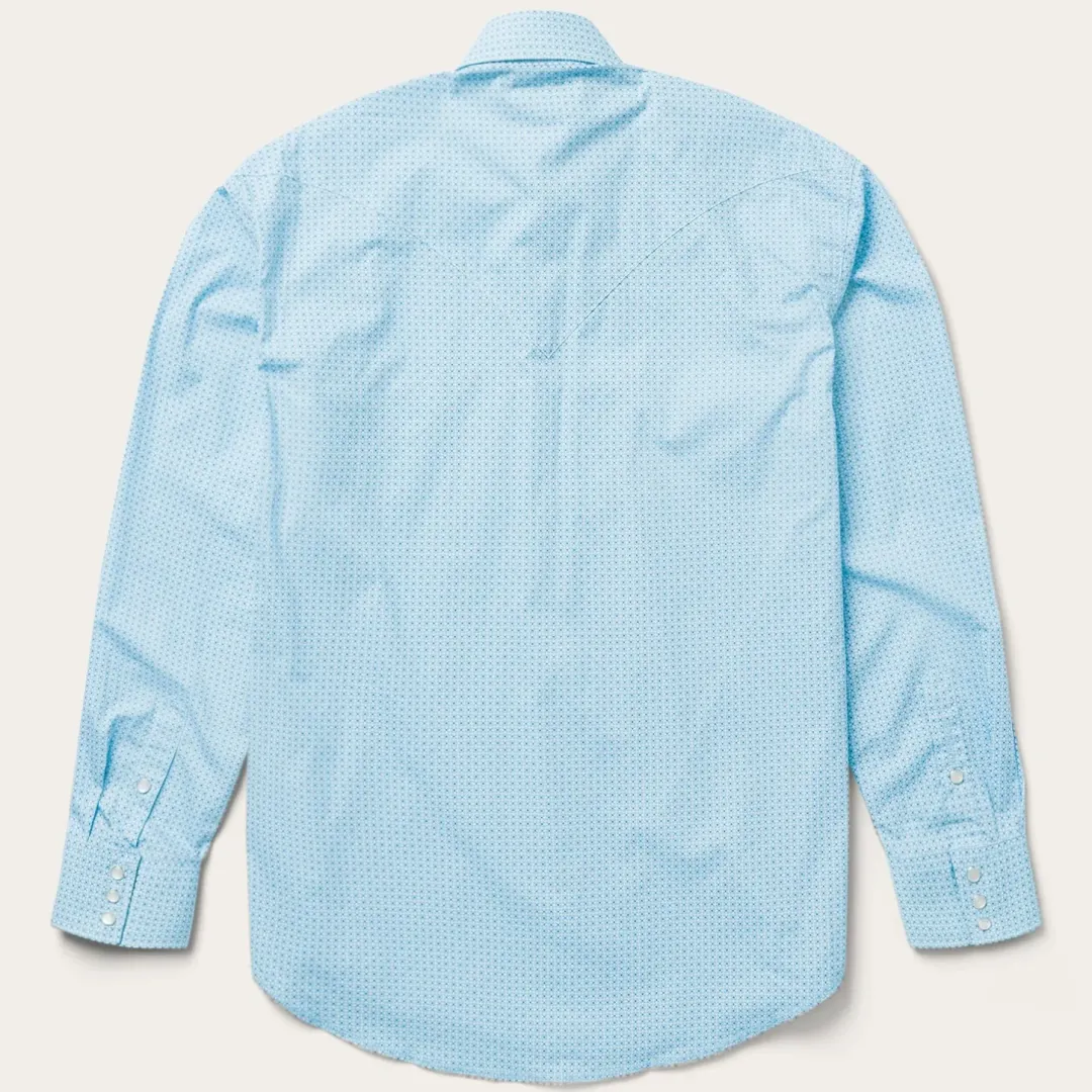 Lattice Print Western Shirt-Stetson Best