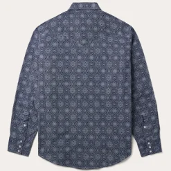 Medallion Print Western Shirt-Stetson Discount