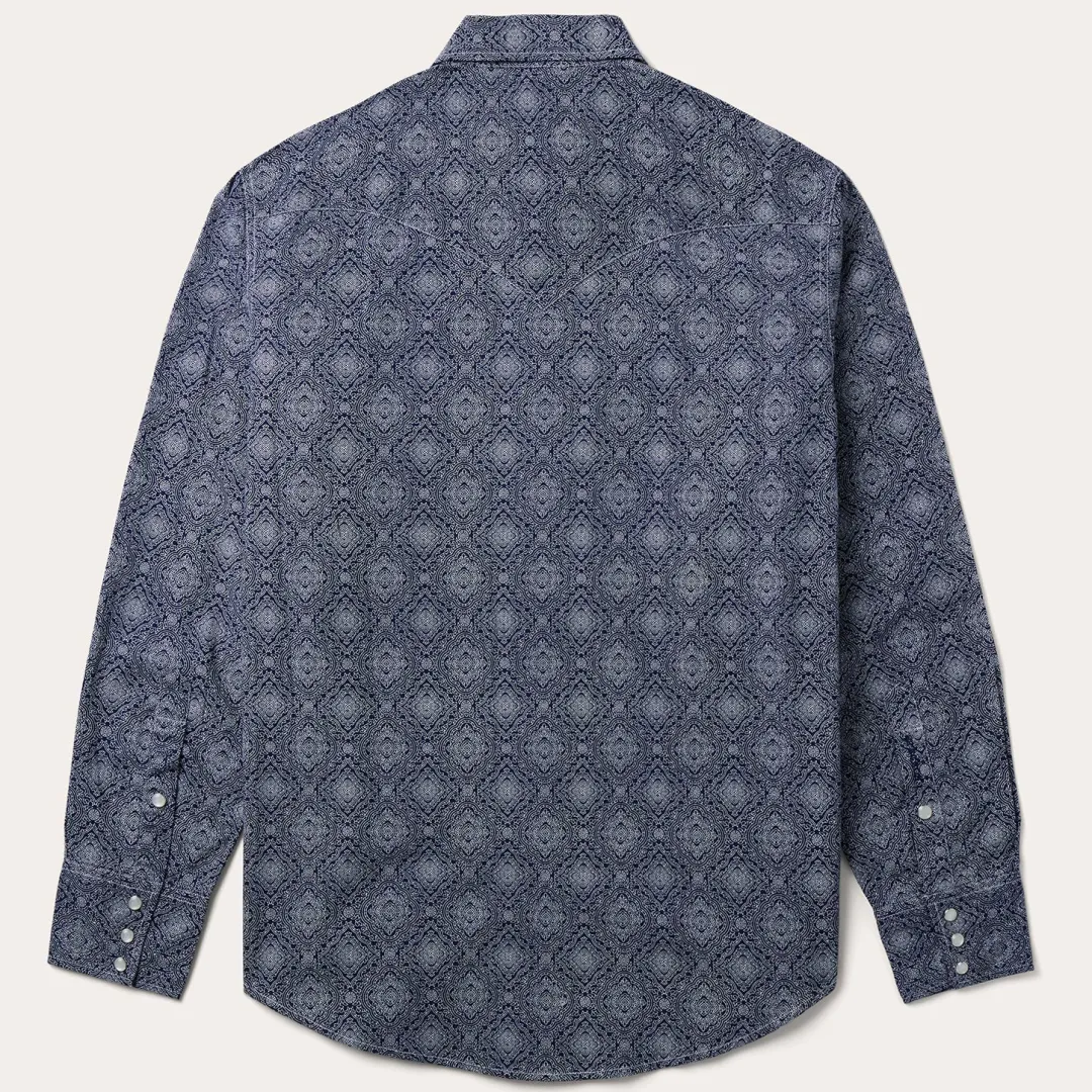 Medallion Print Western Shirt-Stetson Discount
