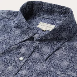 Medallion Print Western Shirt-Stetson Discount