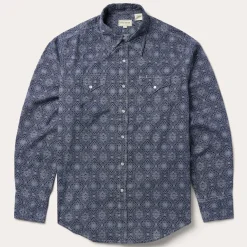 Medallion Print Western Shirt-Stetson