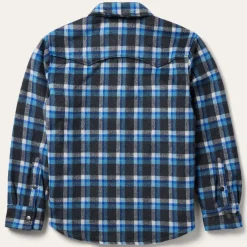 Plaid Quilted Shirt Jacket-Stetson Online