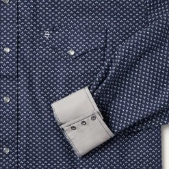 Polaris Geo Print Western Shirt-Stetson