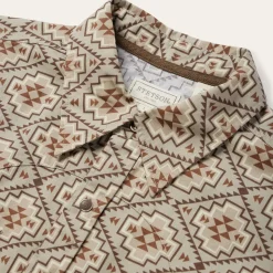 Aztec Poplin Western Shirt-Stetson Clearance