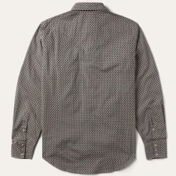 Diamond Print Western Shirt-Stetson Discount