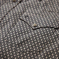 Diamond Print Western Shirt-Stetson Outlet