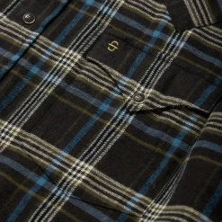 Plaid Flannel Western Shirt-Stetson Discount