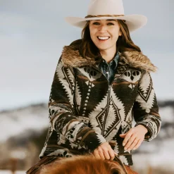 Southwestern Blanket Jacket-Stetson Discount