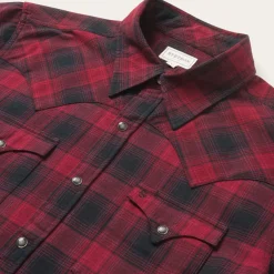 Brushed Twill Plaid Shirt-Stetson Best