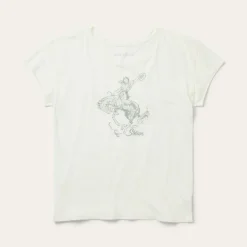 Bucking Cowgirl Graphic Tee-Stetson Online