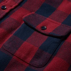 Buffalo Check Twill Shirt-Stetson Outlet