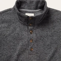 Button-Front Pullover Knit Sweater-Stetson Outlet