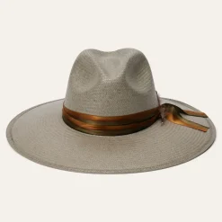Caelus Straw Fedora-Stetson Sale