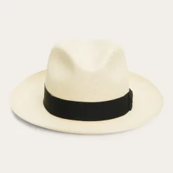Center Dent Panama Fedora-Stetson