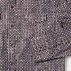 Chevron Grid Shirt-Stetson Discount