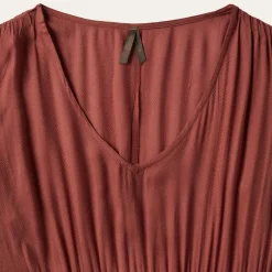 Cinnamon Herringbone Dress-Stetson Hot