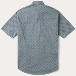 Circle Diamond Print Short Sleeve Western Shirt-Stetson Online