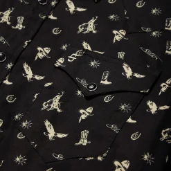 Conversation Print Western Shirt-Stetson New