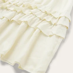 Cream Herringbone Dress-Stetson Outlet