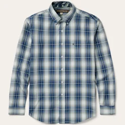 Crystal Plaid Button Down Shirt-Stetson Sale