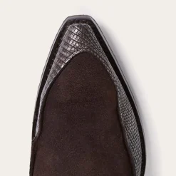 Dakota Suede  Teju Cowboy Boot-Stetson Hot