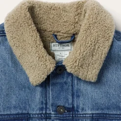 Denim Sherpa Jacket-Stetson Best