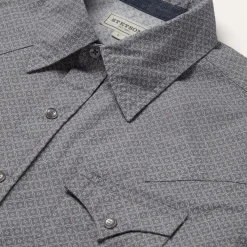 Diamond Print Western Shirt-Stetson Online