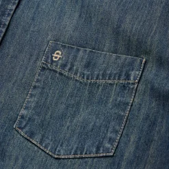 Dirty Denim Western Shirt-Stetson Outlet