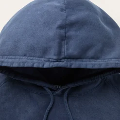 Distressed Logo Hooded Sweatshirt-Stetson Discount