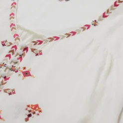 Dobby Peasant Blouse-Stetson Outlet