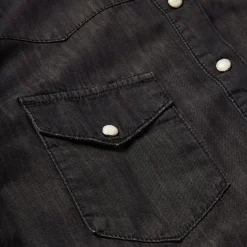 Embroidered Denim Shirt-Stetson Outlet