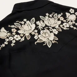 Embroidered Crepe Western Shirt-Stetson Online
