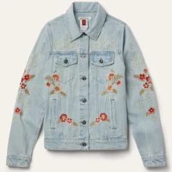 Embroidered Denim Jacket-Stetson Hot