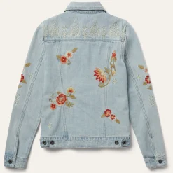 Embroidered Denim Jacket-Stetson Hot