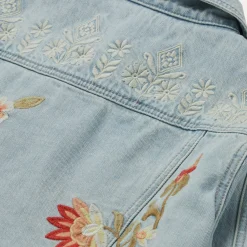 Embroidered Denim Jacket-Stetson Hot