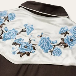 Embroidered Rayon Western Shirt-Stetson Sale