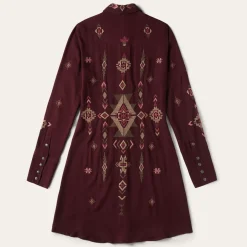 Embroidered Shirt Dress-Stetson New