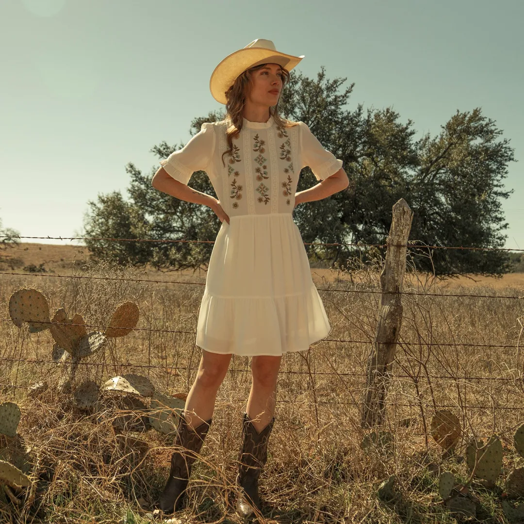 Flat Weave Dress-Stetson