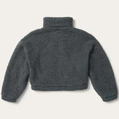 Fuzzy Teddy Bear Fleece Jacket-Stetson Sale