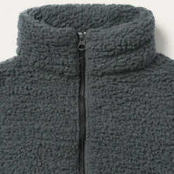 Fuzzy Teddy Bear Fleece Jacket-Stetson Sale