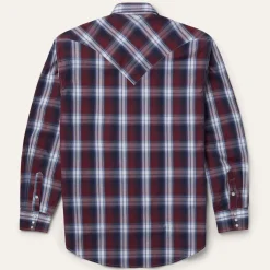 Good Luck Plaid Western Shirt-Stetson New