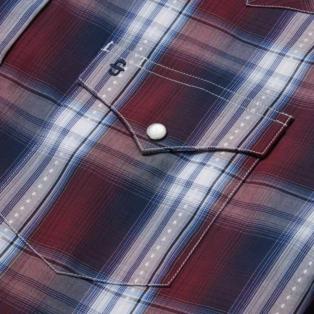 Good Luck Plaid Western Shirt-Stetson New